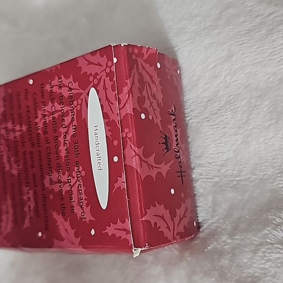 LINUS HALLMARK ORNAMENT PEANUTS A CHARLIE BROWN CHRISTMAS HANDCRAFTED 1995 - Picture 4 of 9